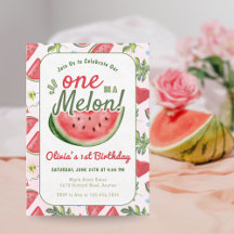 One in a Melon 1st Birthday Summer party