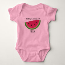 one in a melon baby clothing.