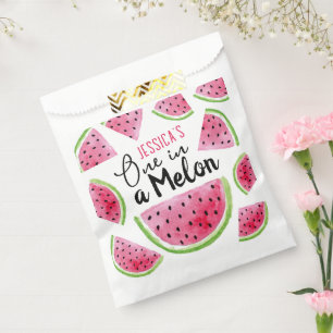 One in a Melon Birthday Party Favour Bags