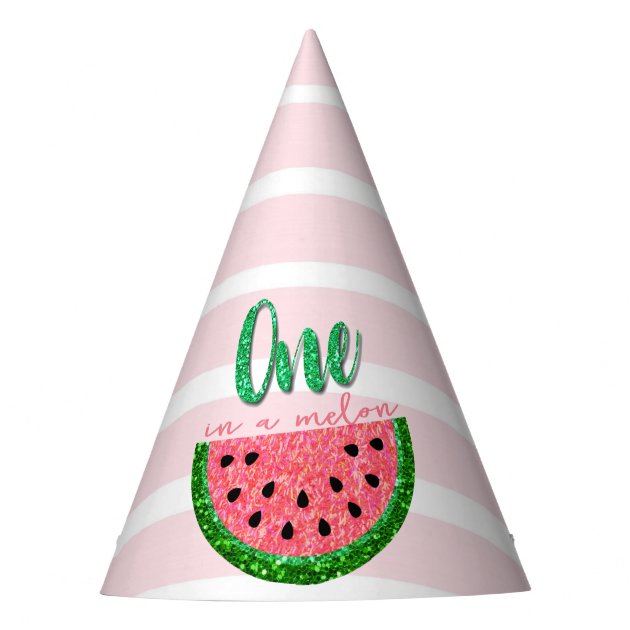 watermelon birthday hat