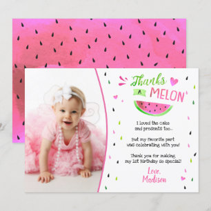 One in a Melon Birthday Thank You Cards