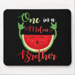 One In A Melon Brother Funny Birthday Matching Fam Mouse Mat<br><div class="desc">One In A Melon Brother Funny Birthday Matching Family Summer</div>