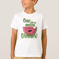 One in a Melon Brother Watermelon First Birthday