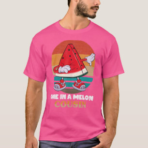 One In A Melon Cousin Summer Fruit Boy Dabbing Wat T-Shirt