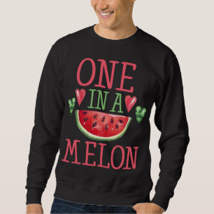 One In A Melon Cute Kids Women's Watermelon Sweatshirt