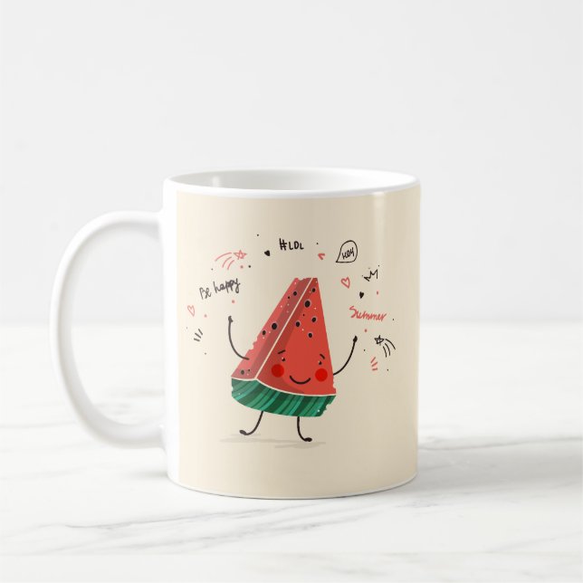 One in a Melon – Cute Watermelon Mug Design (Left)