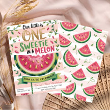 One in a Melon first Birthday Party
