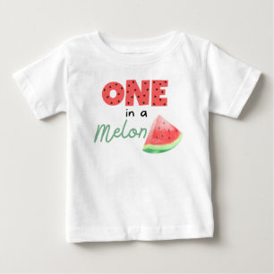 ONE in a Melon First Birthday Shirt