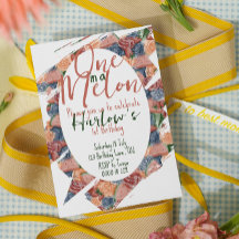 One in a Melon First Birthday - Summer vibes