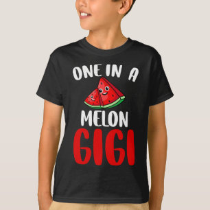 One In A Melon Gigi Funny Watermelon Fruit Family T-Shirt