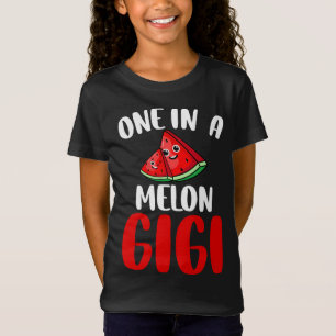 One In A Melon Gigi Funny Watermelon Fruit Family T-Shirt