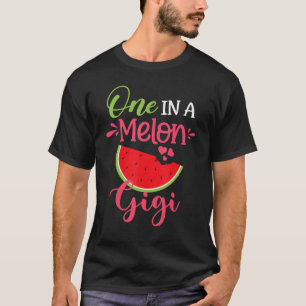 One In A Melon Gigi Watermelon Family Birthday Par T-Shirt