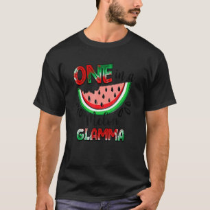 One In A Melon Glamma Watermelon Family Fruit T-Shirt