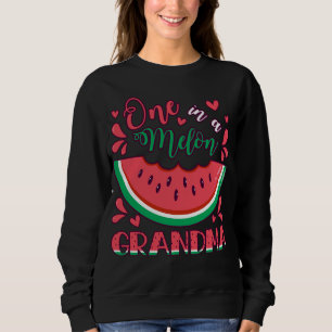 One in a Melon Grandma B-Day Party Women Sweatshirt