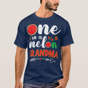 One in a Melon Grandma Funny Watermelon Granny Sum T-Shirt