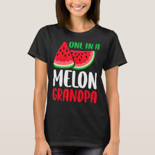 One In A Melon Grandpa Watermelon Family Matching T-Shirt
