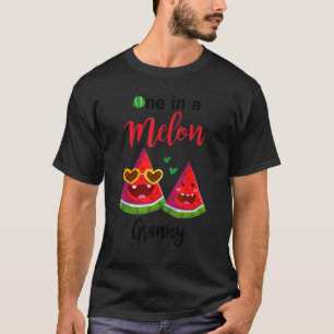 One In A Melon Granny Watermelon Summer Hawaiian F T-Shirt