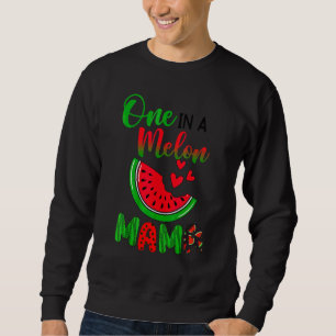 One In A Melon Mama Watermelon Summer Sweatshirt
