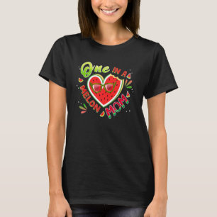 One In A Melon Mum Birthday Family Matching Melon  T-Shirt