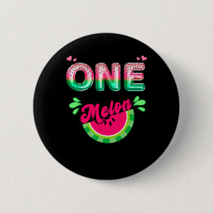 One In A Melon Mum Outfit Birthday Matching Group 6 Cm Round Badge