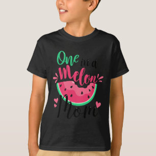 One In A Melon Mum Summer Birthday Party Matching T-Shirt