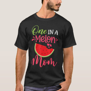 One In A Melon Mum Watermelon Family Birthday Part T-Shirt