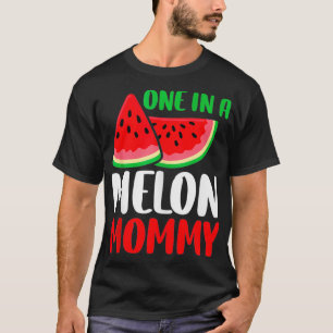 One In A Melon Mummy Funny Watermelon Family Match T-Shirt