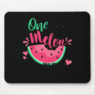 One In A Melon Mummy Summer Birthday Party Matchin Mouse Mat