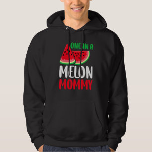 One In A Melon Mummy Watermelon Family Matching Hoodie