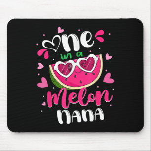 One In A Melon Nana Summer Family Watermelon Mothe Mouse Mat