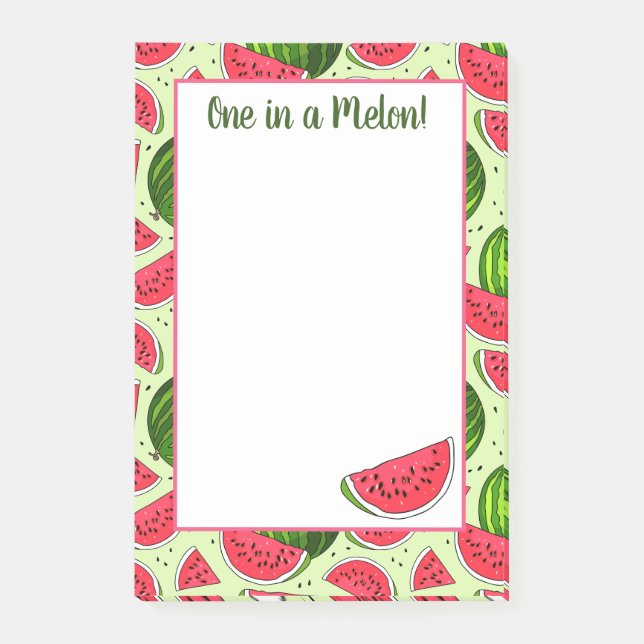 One In A Melon Post-It Notes (Front)