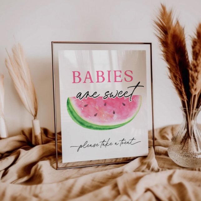 One In A Melon Sign Watermelon Babies Are Sweet (Creator Uploaded)