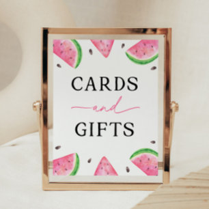 One In A Melon Sign Watermelon Cards And Gifts