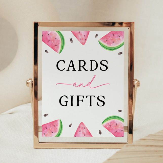 One In A Melon Sign Watermelon Cards And Gifts (Creator Uploaded)