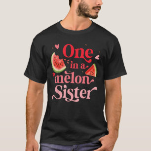 One in a Melon Sister 1st Birthday Family Matching T-Shirt
