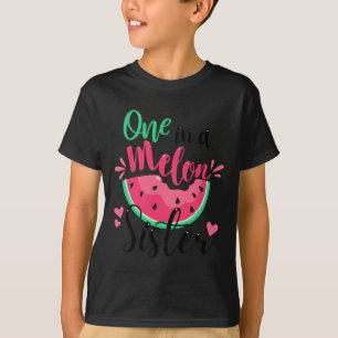 One In A Melon Sister Summer Birthday Party Matchi T-Shirt