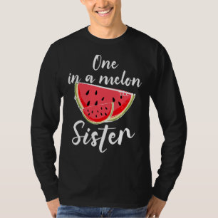 One In A Melon Sister Waterlemon Summer Vacation S T-Shirt