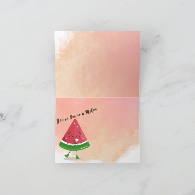 One in a Melon: Thank You Card (Inside)