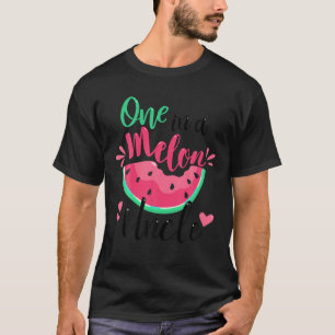 One in a Melon Uncle Summer Birthday Party Matchin T-Shirt