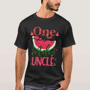 One In A Melon Uncle Watermelon Family Bday Py T-Shirt