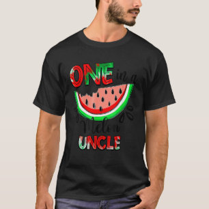 One In A Melon Uncle Watermelon Matching Family Su T-Shirt