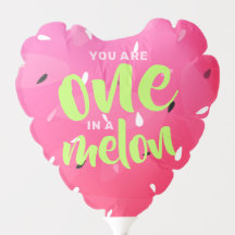 One in a Melon Valentines Day Watermelon Love