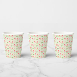 One in a Melon Watermelon Birthday  Paper Cups