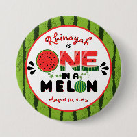 ONE in a Melon Watermelon First Birthday Candy Tin