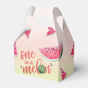 One in a Melon Watermelon First Birthday Favour Box