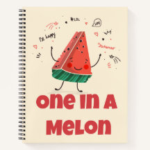 One in a Melon – Watermelon Notebook