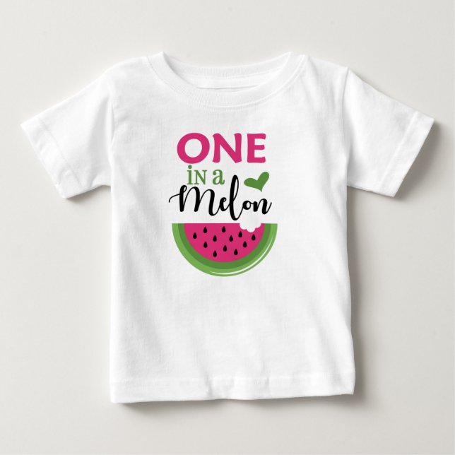 One in a Melon Watermelon Pink T-shirt (Front)