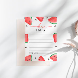 One In A Melon Watermelon Time Capsule Card