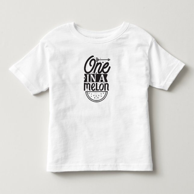 One in a Melon (Watermelon) Toddler T-Shirt (Front)
