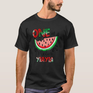 One In A Melon Yiayia Watermelon Matching Family S T-Shirt